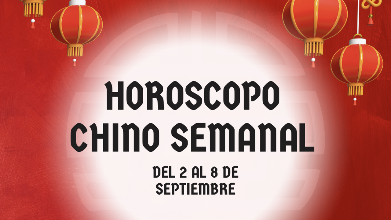 Horóscopo semanal chino 2 de septiembre