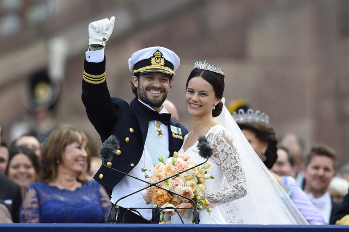 Los príncipe Carlos Felipe y Sofia de Suecia