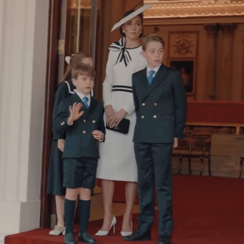 Kate Middleton con sus hijos