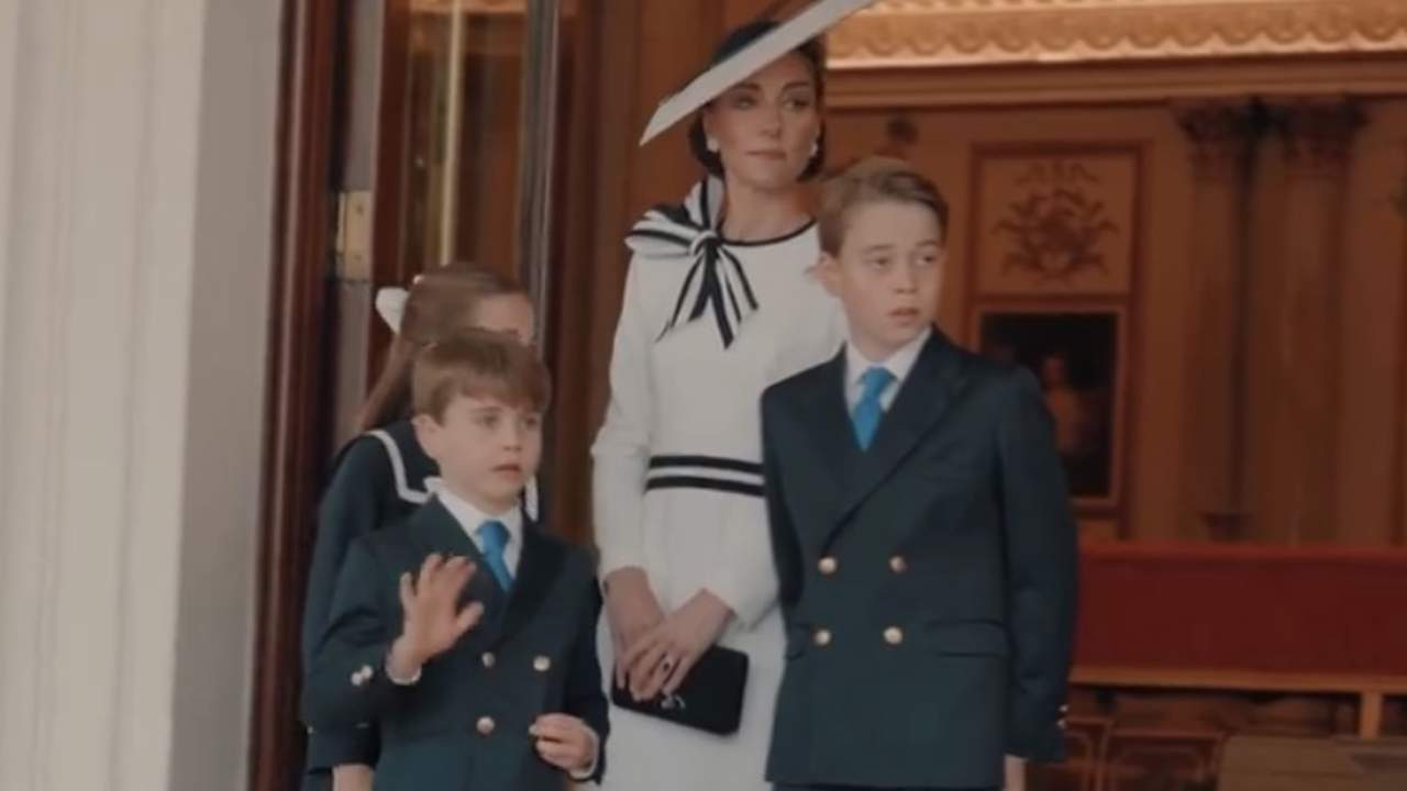 Kate Middleton con sus hijos