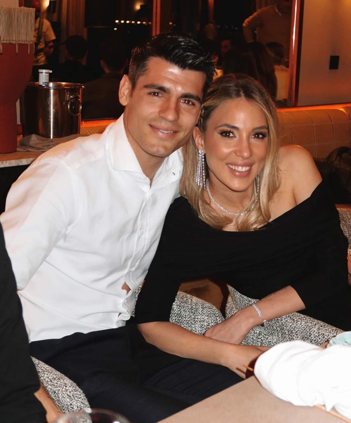 Morata y Alice Campello