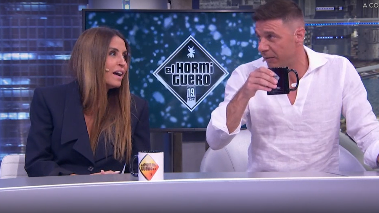 Susana Saborido revela a Pablo Motos en 'El Hormiguero' el agrio momento de celos que vivió con Joaquín Sánchez en 'Emparejados'