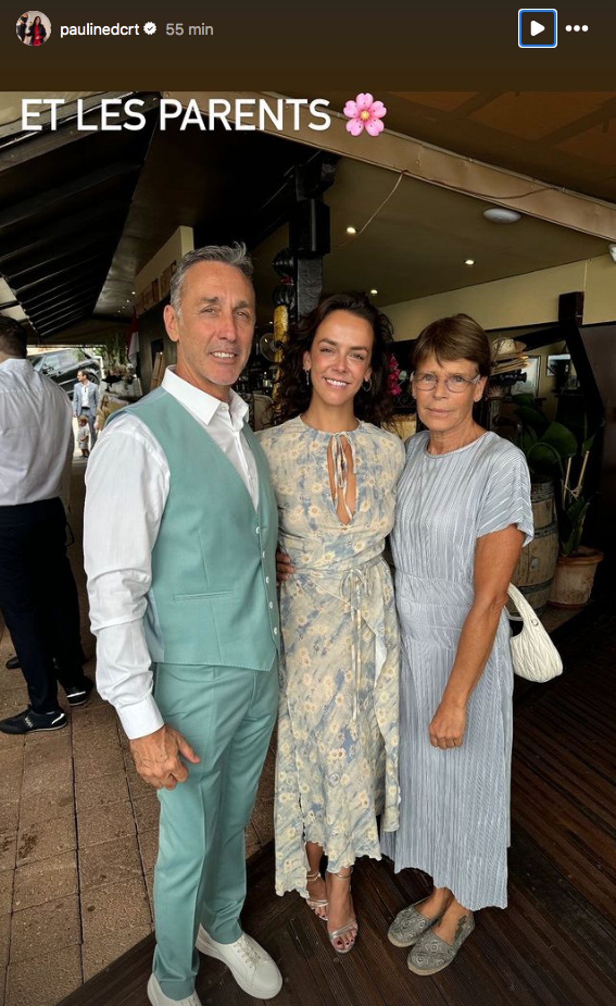 Daniel Ducret, Pauline Ducret y Estefanía de Mónaco