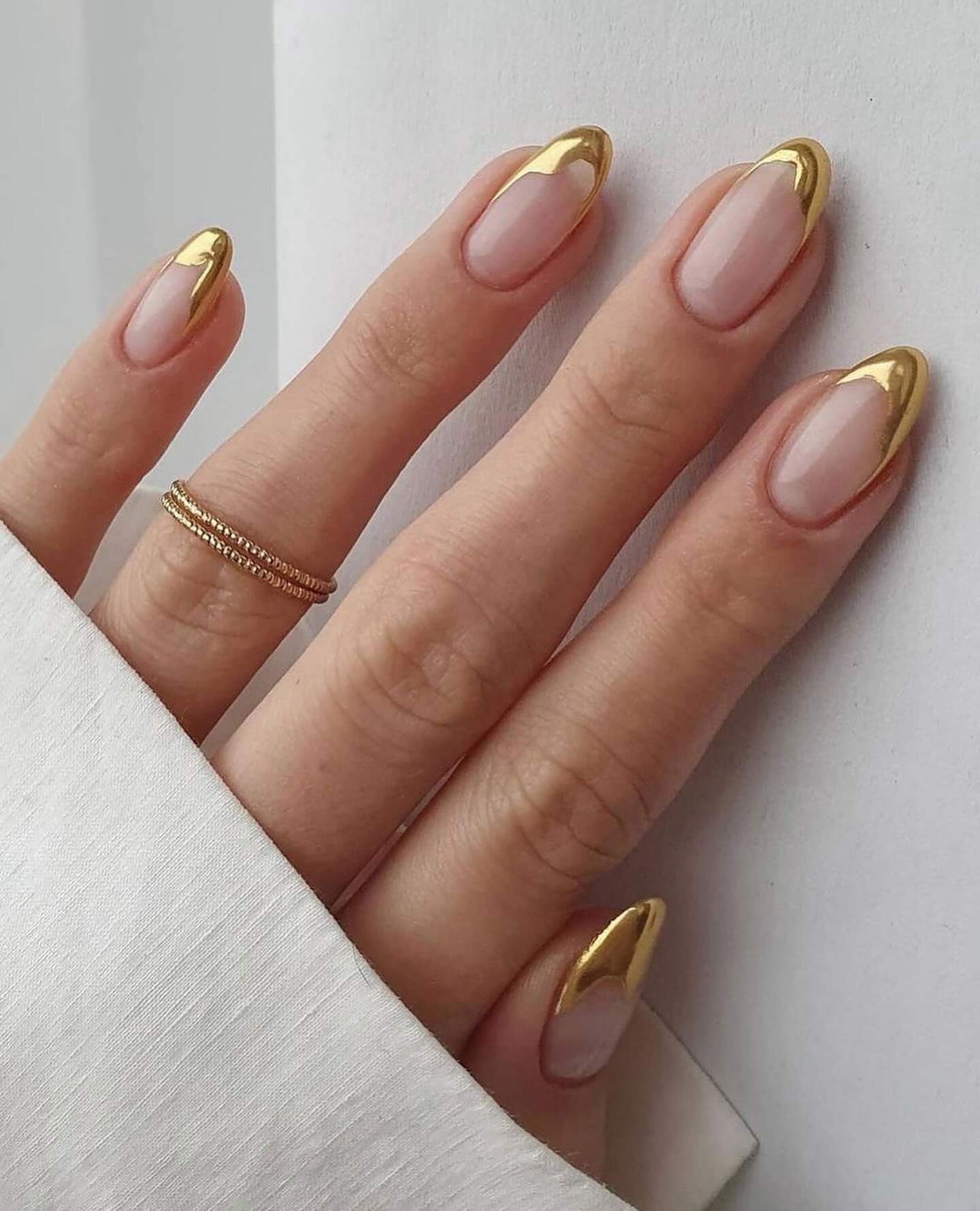 Francesa con borde dorado