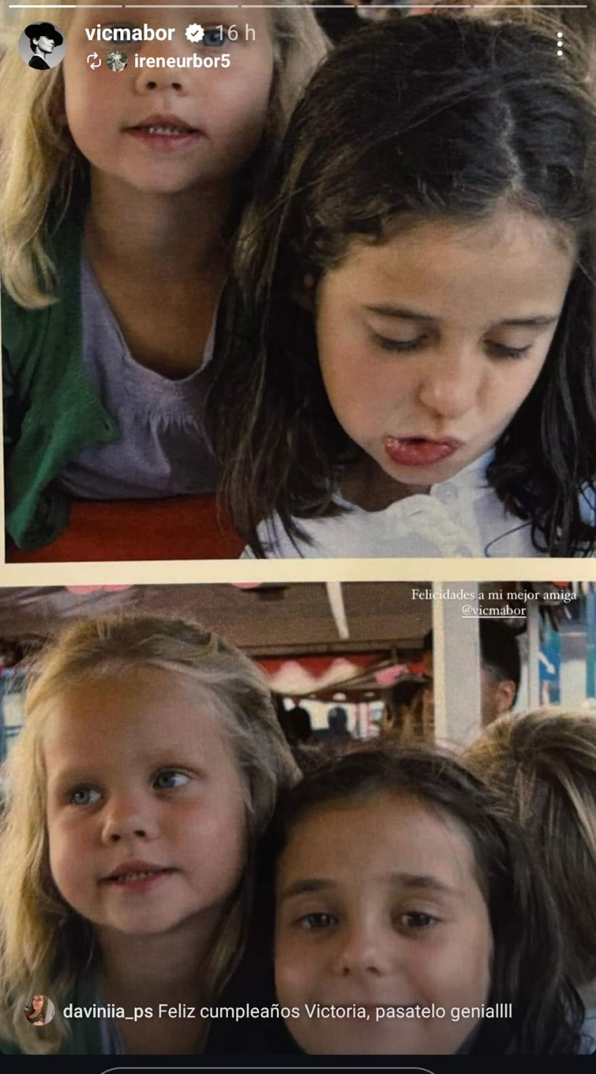 Irene Urdangarin y Victoria Federica