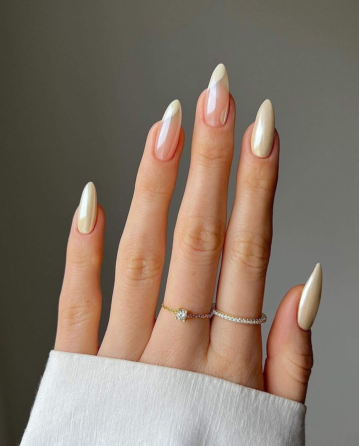 Milky nails blancas 