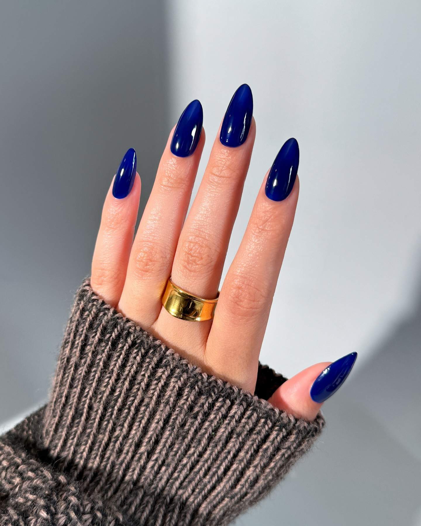 Uñas azul navy