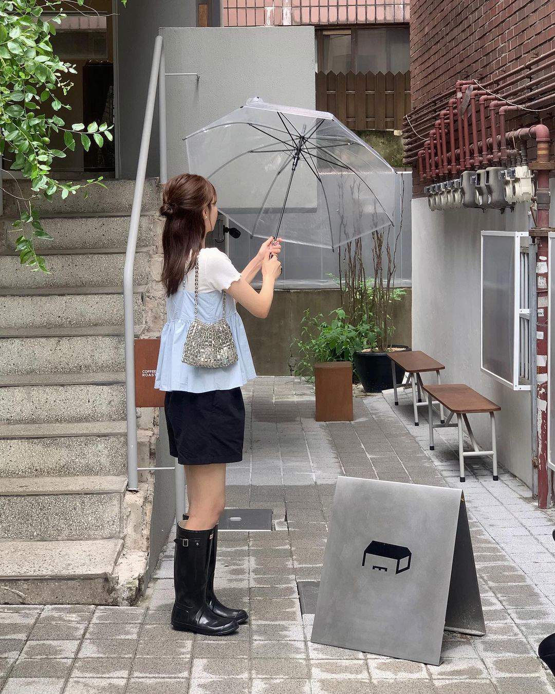 Cómo llevar botas de agua los días de lluvia del otoño