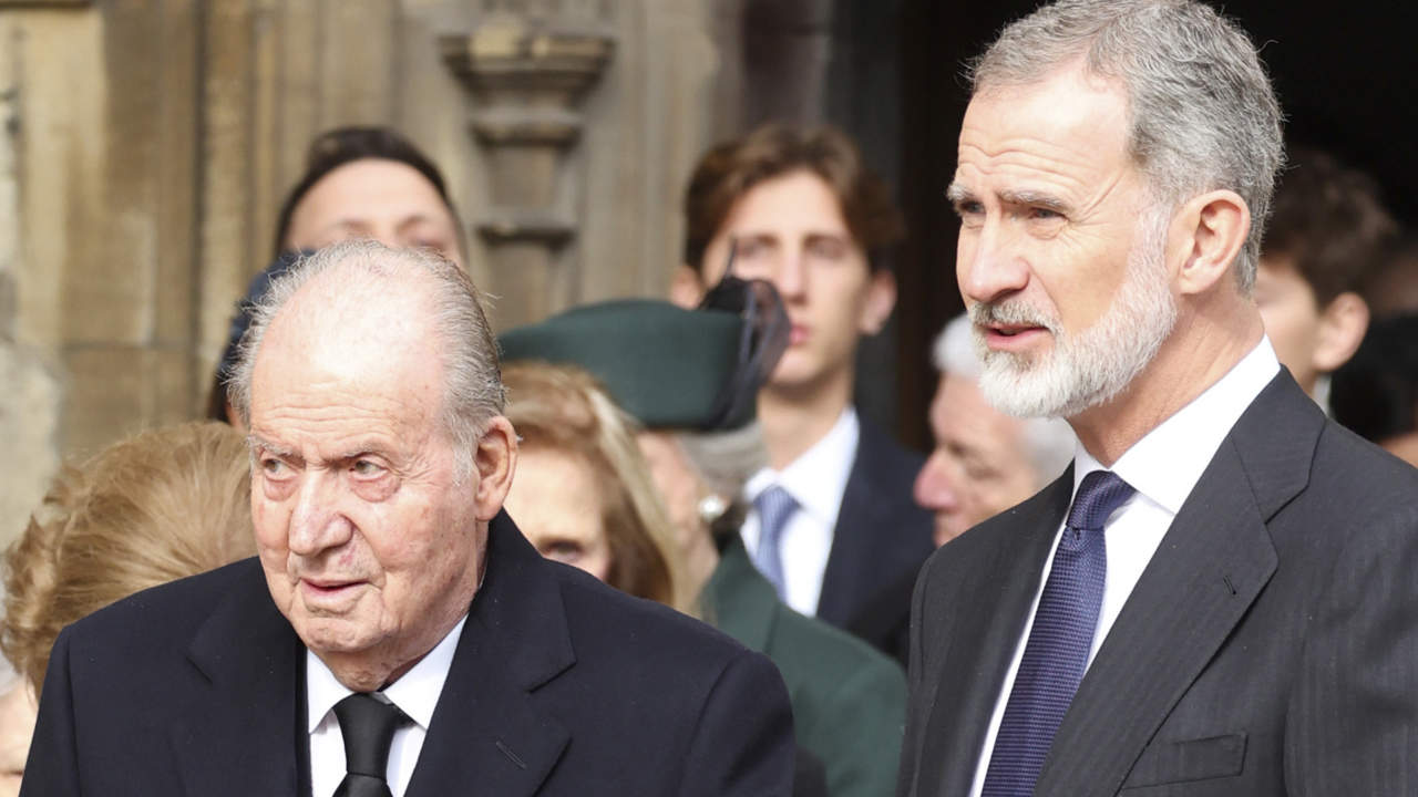 don Juan Carlos y Felipe