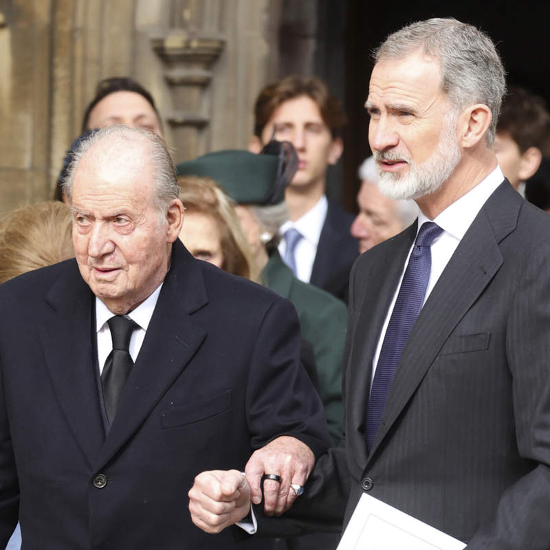 don Juan Carlos y Felipe