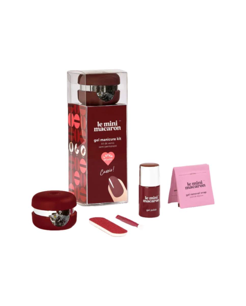 Kit de Manicura Semipermanente Cassis de Le Mini Macaron