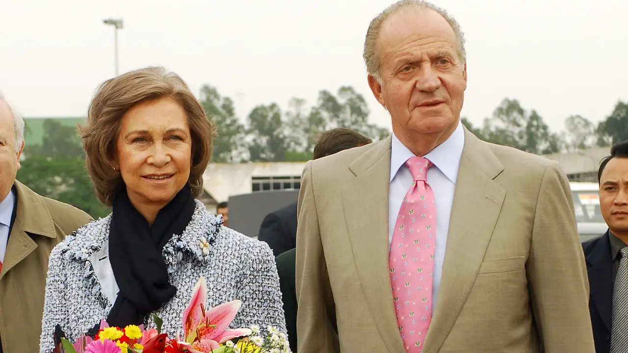 Los reyes Juan Carlos y Sofía