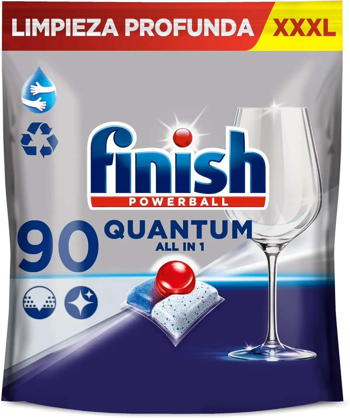  Finish Powerball Quantum All in 1, pastillas para el lavavajillas