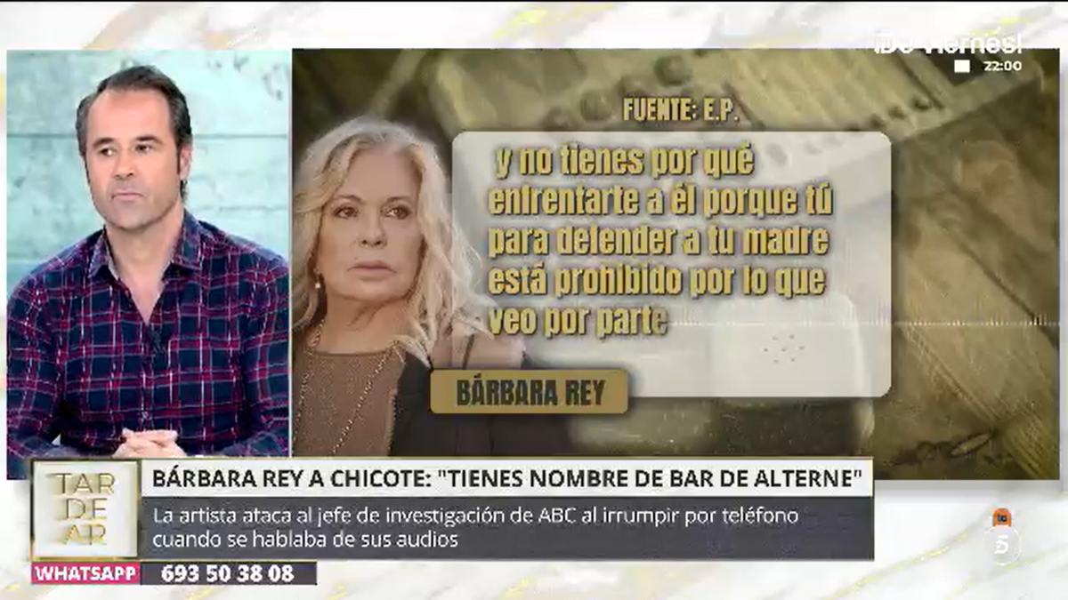 Bárbara Rey y Javier Chicote