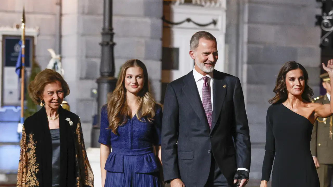 Letizia, Felipe, Leonor, Sofía, Sofía