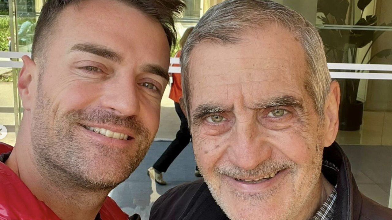 Miquel Valls con su padre