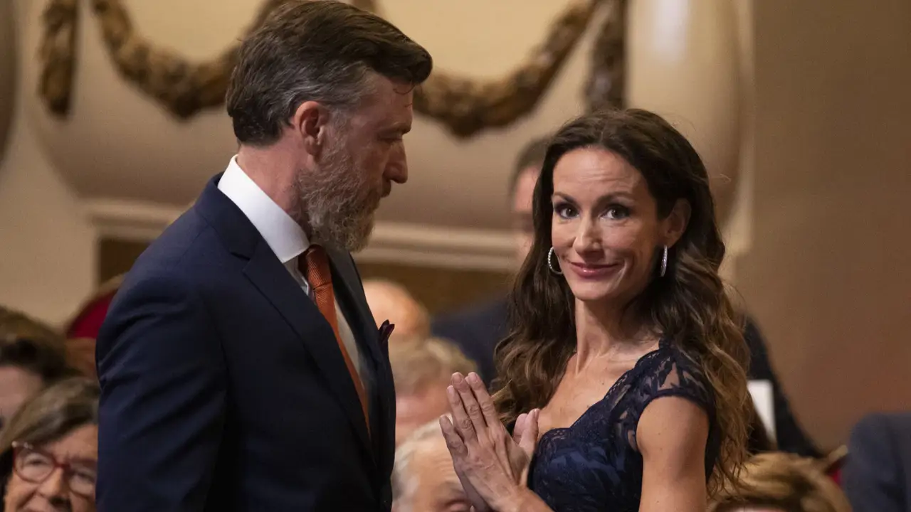 Telma Ortiz, junto a su actual novio