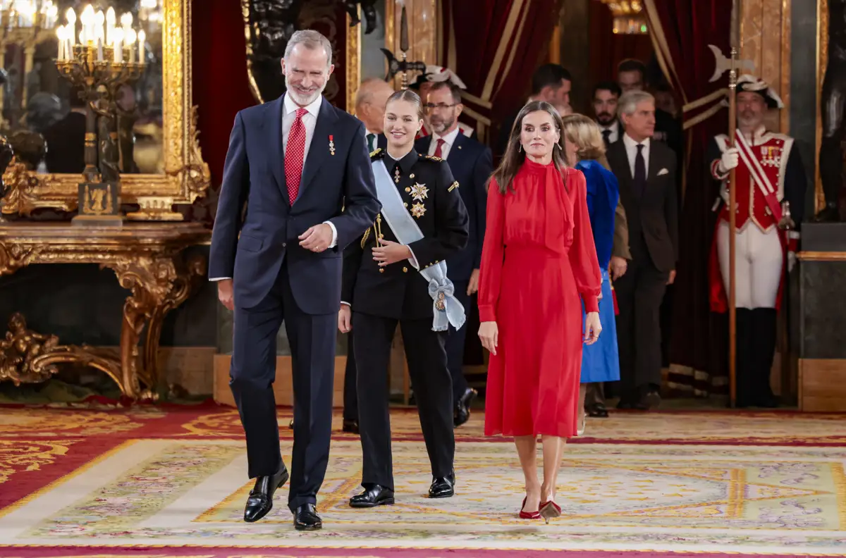 Felipe, Letizia y Leonor