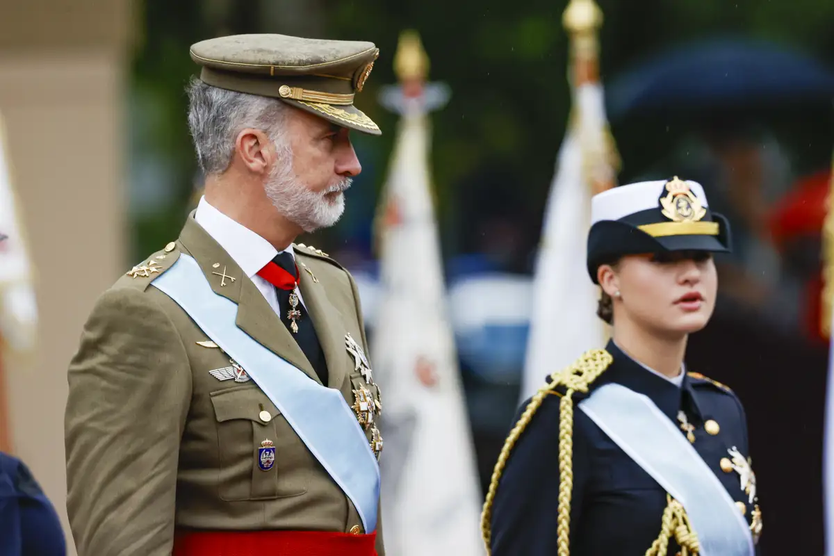 Rey Felipe y la princesa Leonor