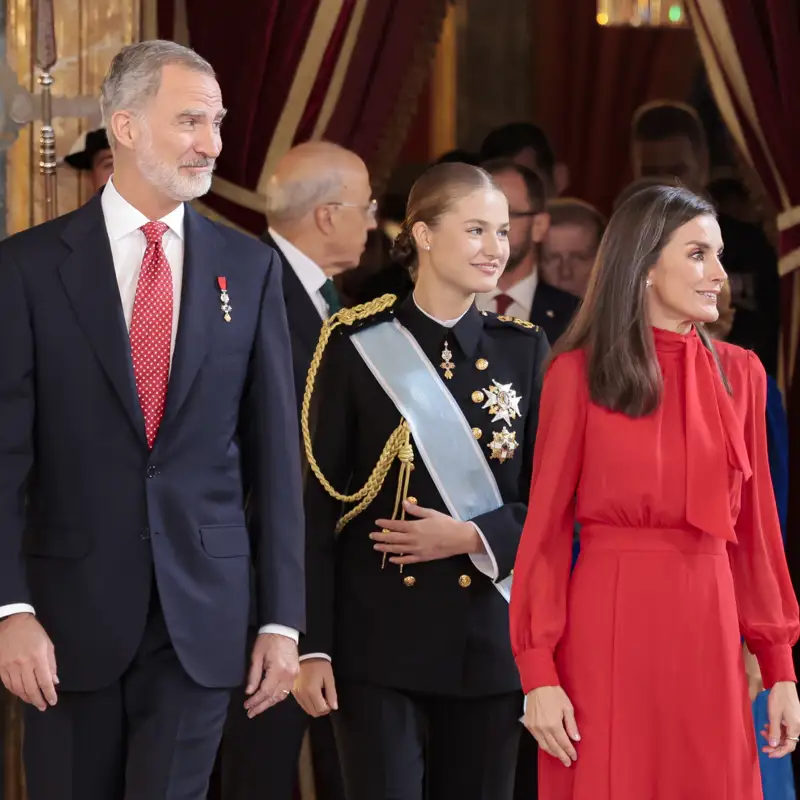 Felipe, Leonor y Letizia