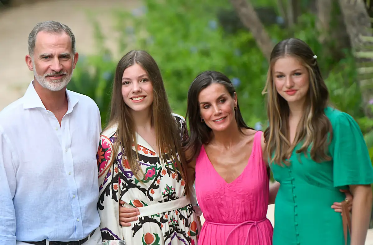 Felipe, Letizia, Sofía y Leonor