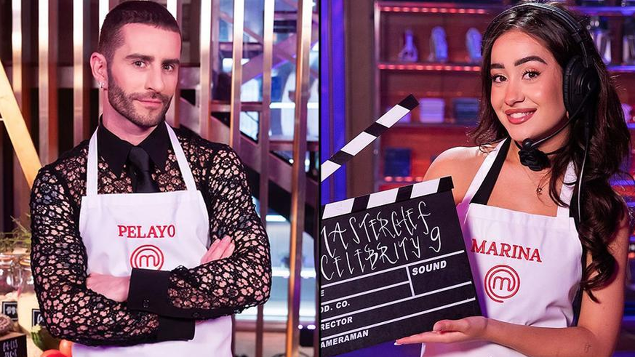 Marina Rivers carga durante contra Pelayo Díaz en el último programa de 'MasterChef Celebrity 9'