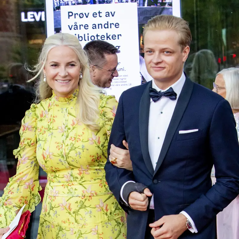 Mette Marit y Marius