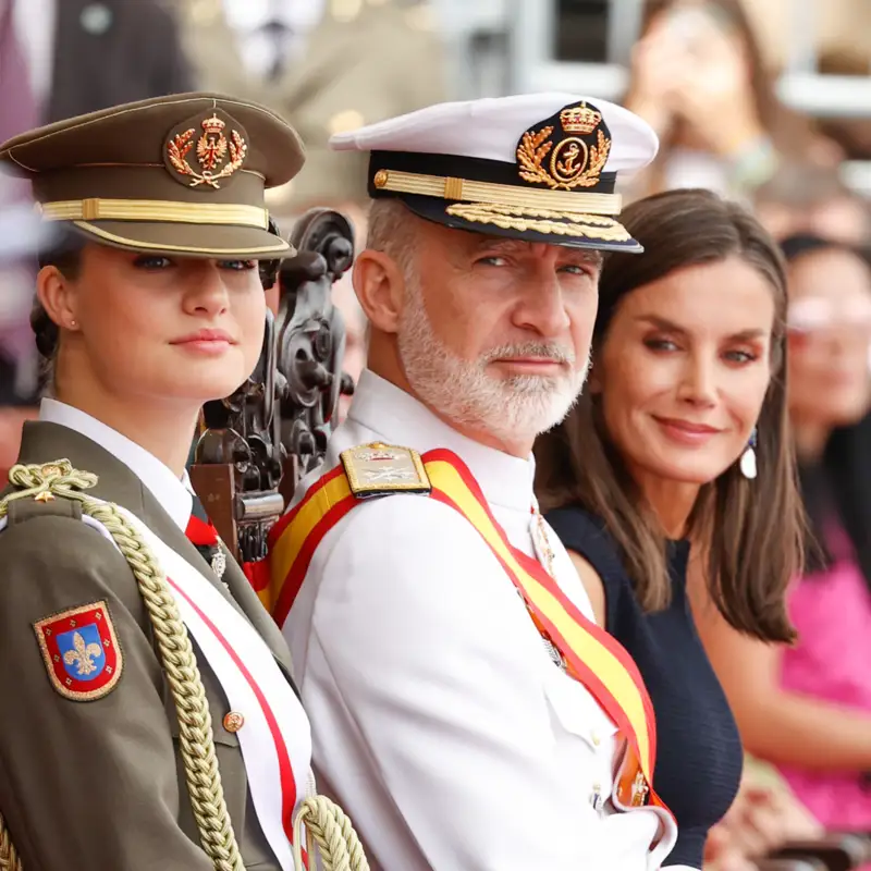 Felipe, Letizia y Leonor