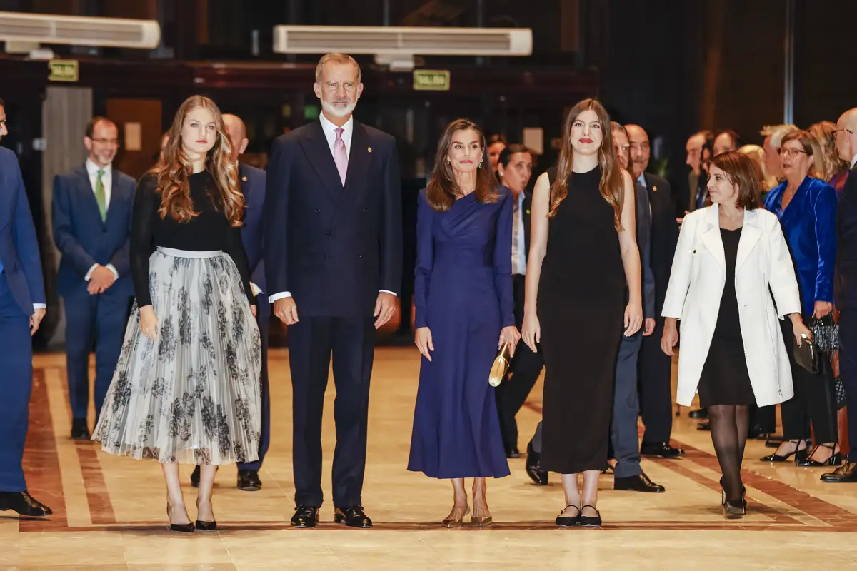 Felipe, Letizia, Leonor y Sofía