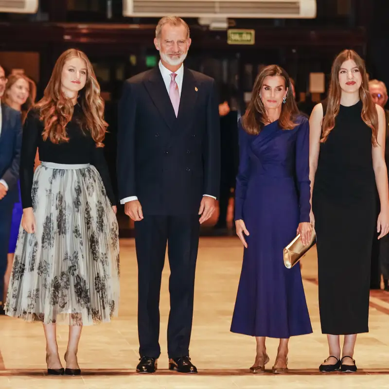 Leonor, Felipe, Letizia y Sofía