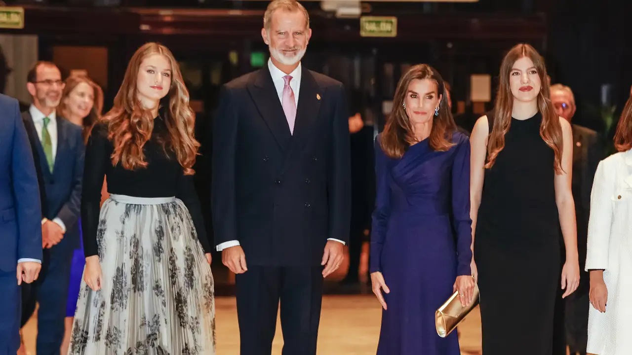 Leonor, Felipe, Letizia y Sofía