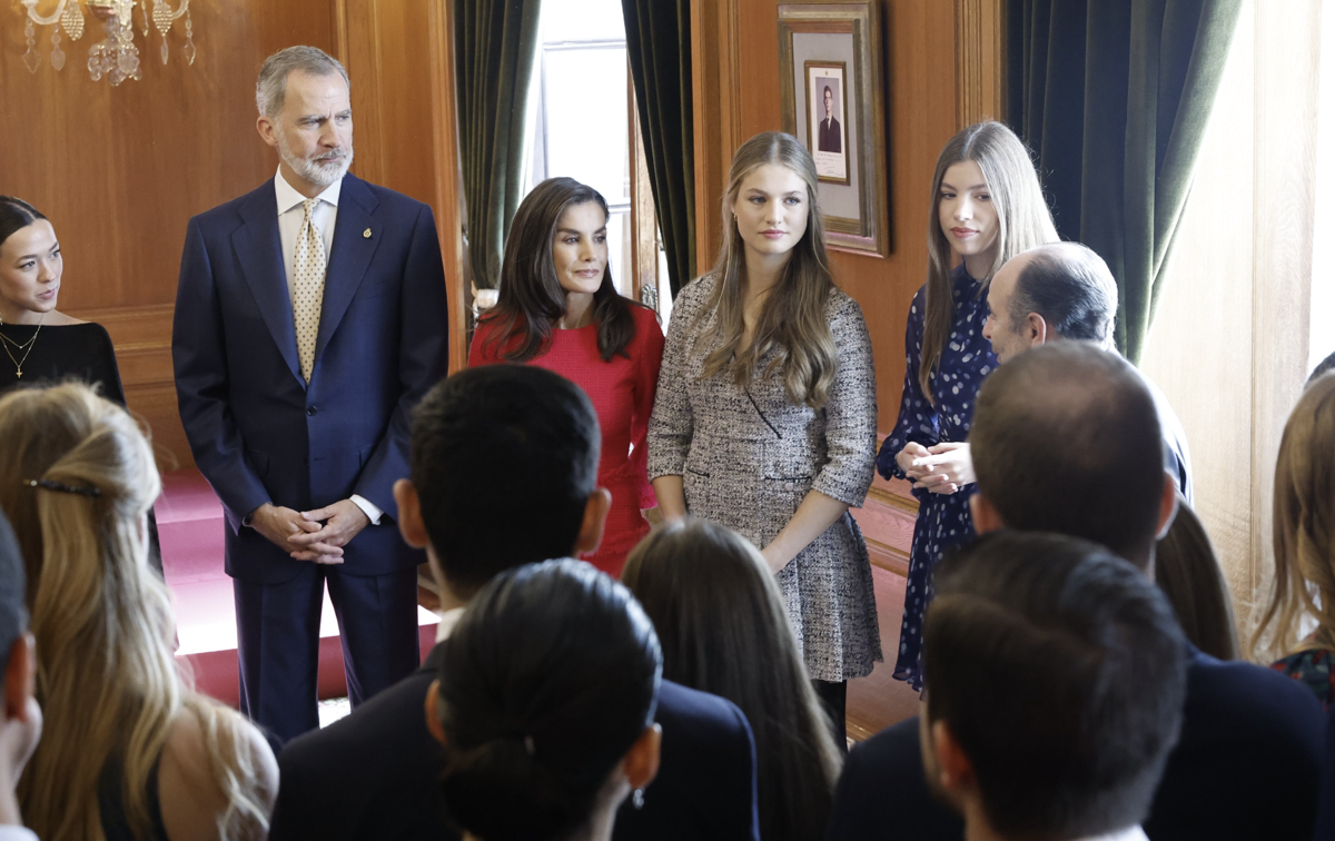 Felipe, Letizia, Leonor y Sofía