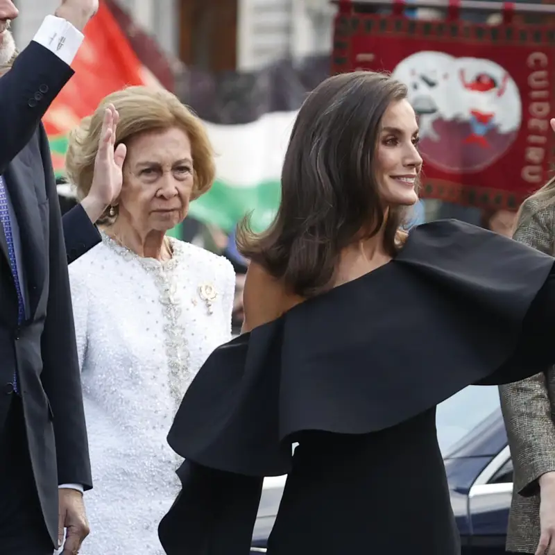 Felipe, Reina Sofía, Letizia e infanta Sofía