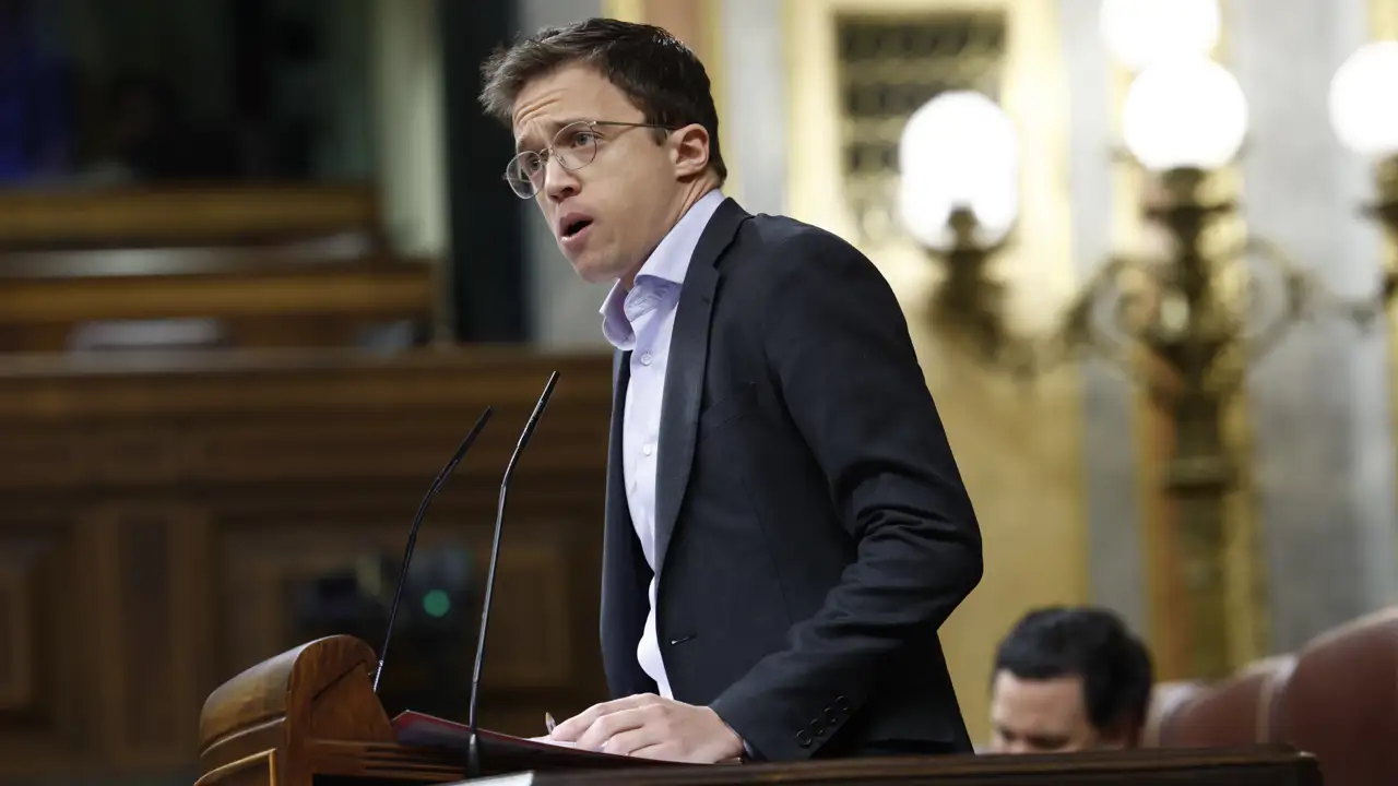 Íñigo Errejón, en el Congreso de los Diputados