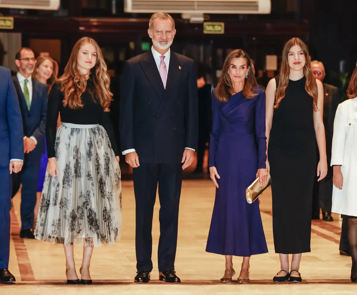 Leonor, Felipe, Letizia y Sofía