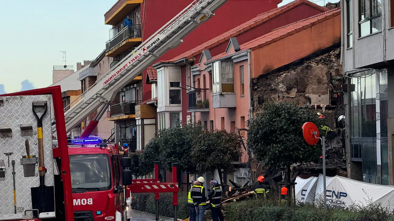 Edificio derrumbado en Santander