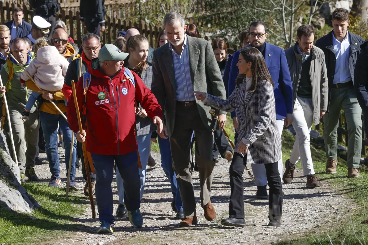 Letizia y Felipe en Pueblo Ejemplar