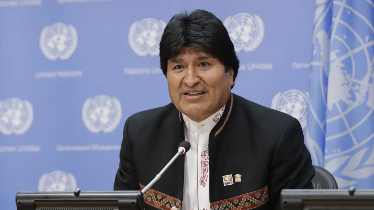 El expresidente de Bolivia, Evo Morales