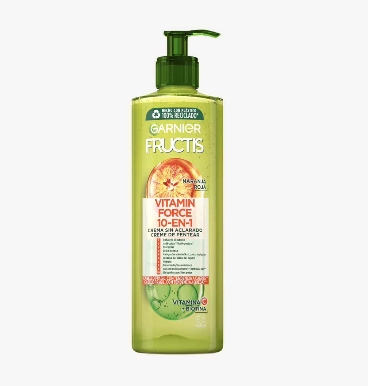 Crema sin aclarado Fructis