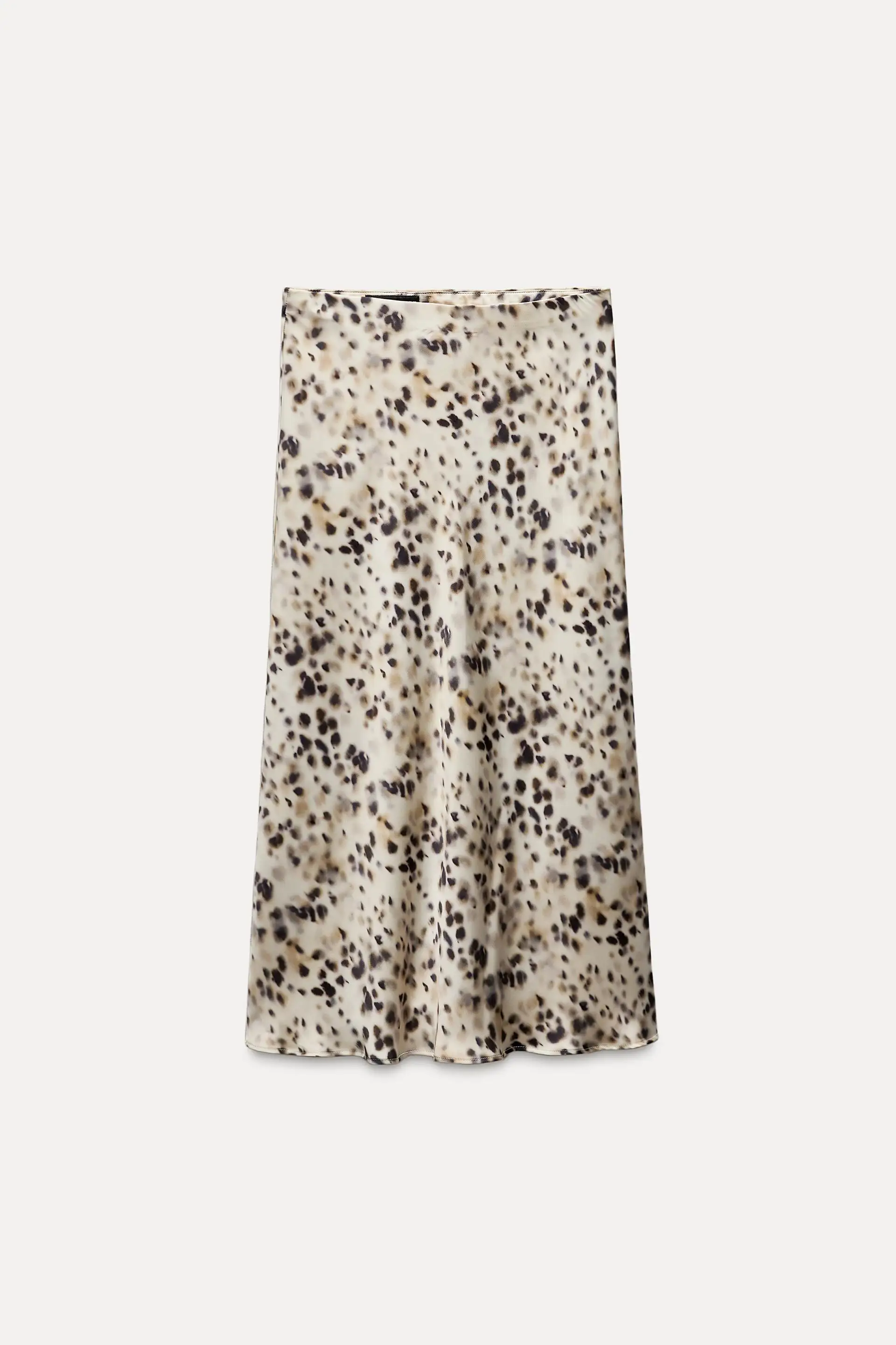 Falda satinada animal print