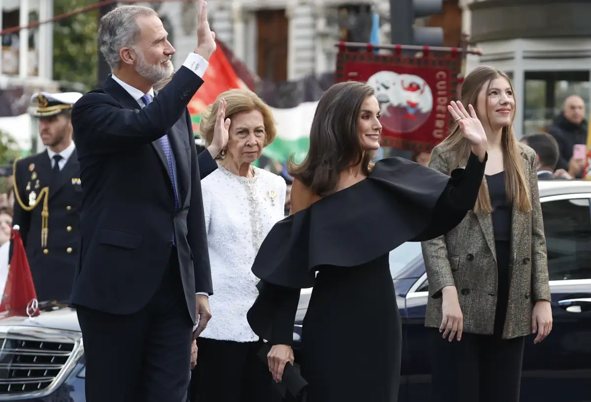 Felipe, Reina Sofía, Letizia e infanta Sofía