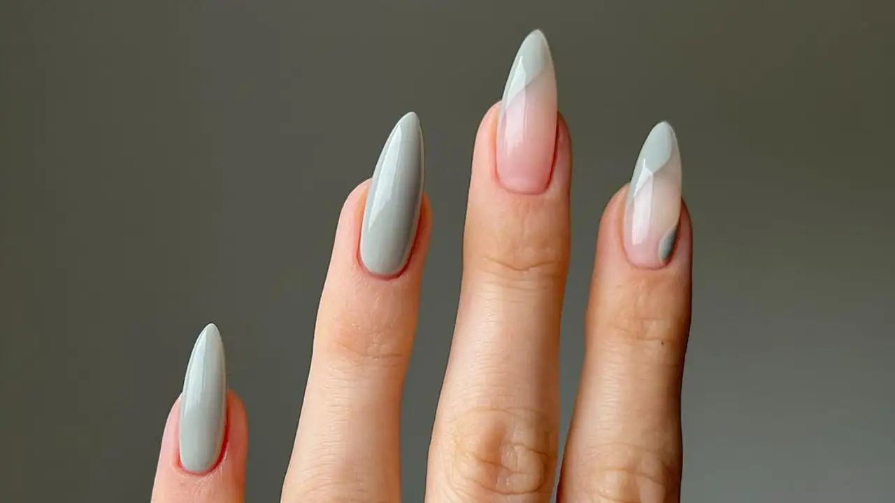 10 uñas grises tendencia en 2024 que modernizarán su manicura de manera elegante