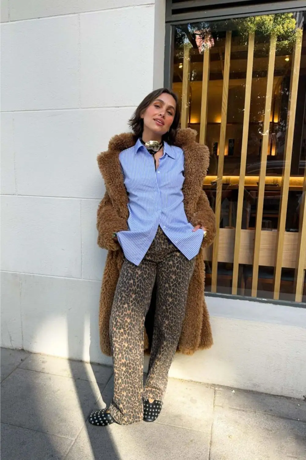 Jeans de animal print