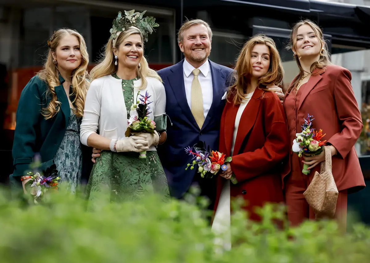 Amalia, Máxima, Guillermo, Alexia y Ariane de Holanda