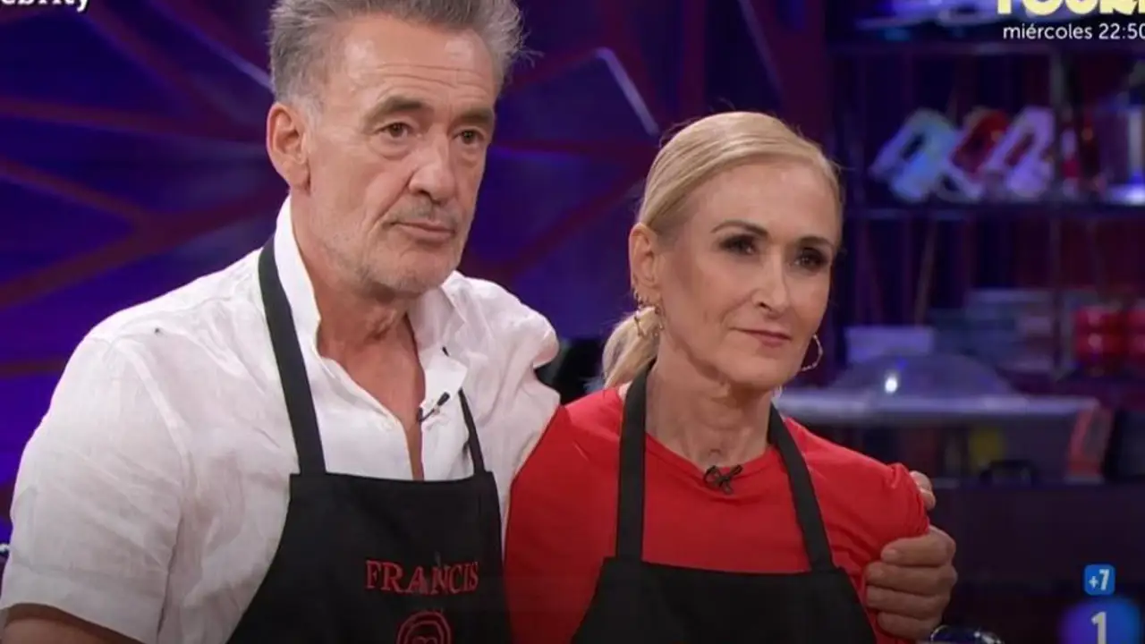 Francis Lorenzo y Cristina Cifuentes en 'MasterChef Celebrity'