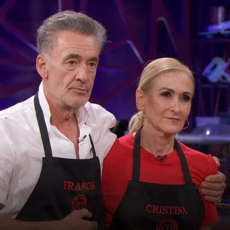 Francis Lorenzo y Cristina Cifuentes en 'MasterChef Celebrity'