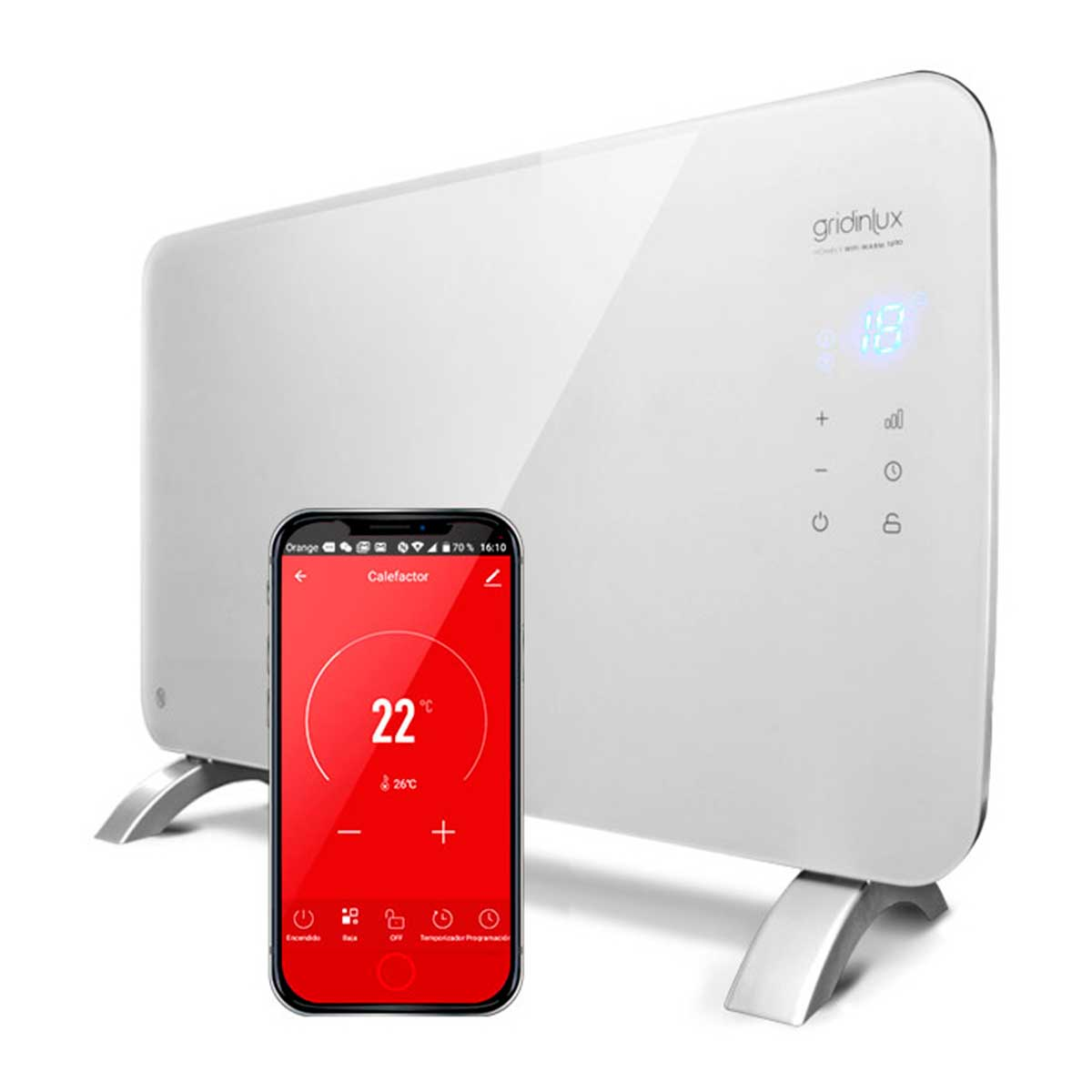 GRIDINLUX WIFI WARM 1500 - Radiador eléctrico