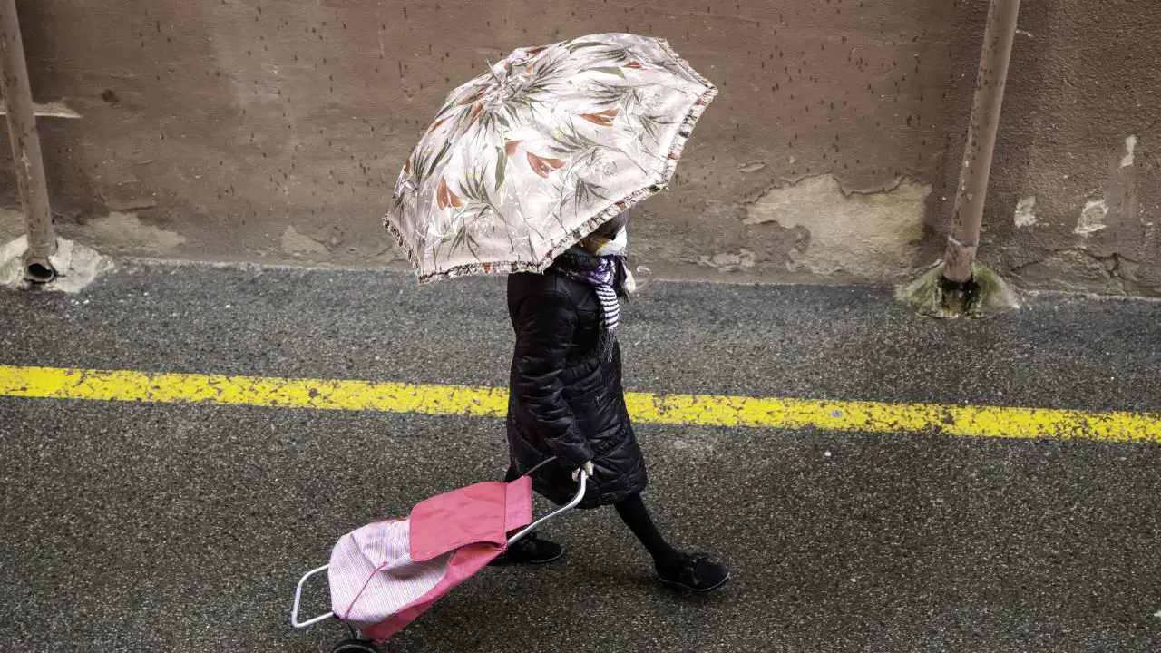 Paraguas lluvia DANA