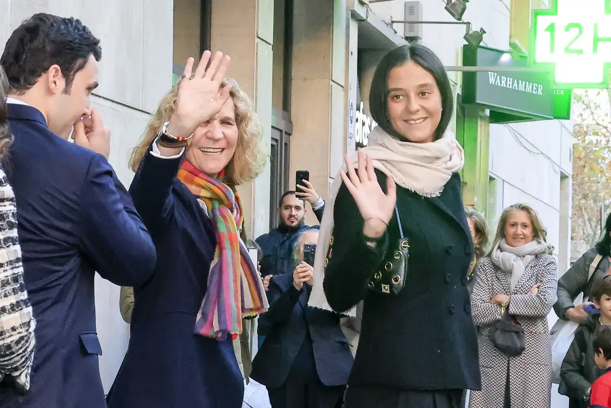 Infanta Elena con Victoria Federica y Froilán