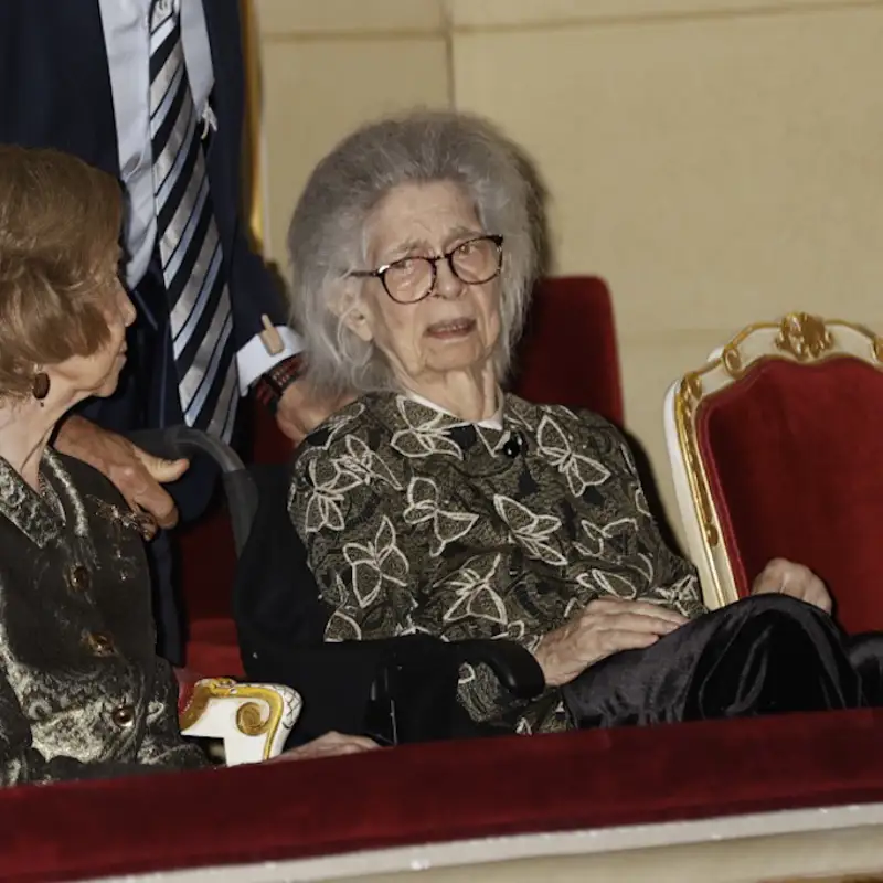 Preocupación por el estado de salud de Irene de Grecia tras su última aparición en el Teatro Real 